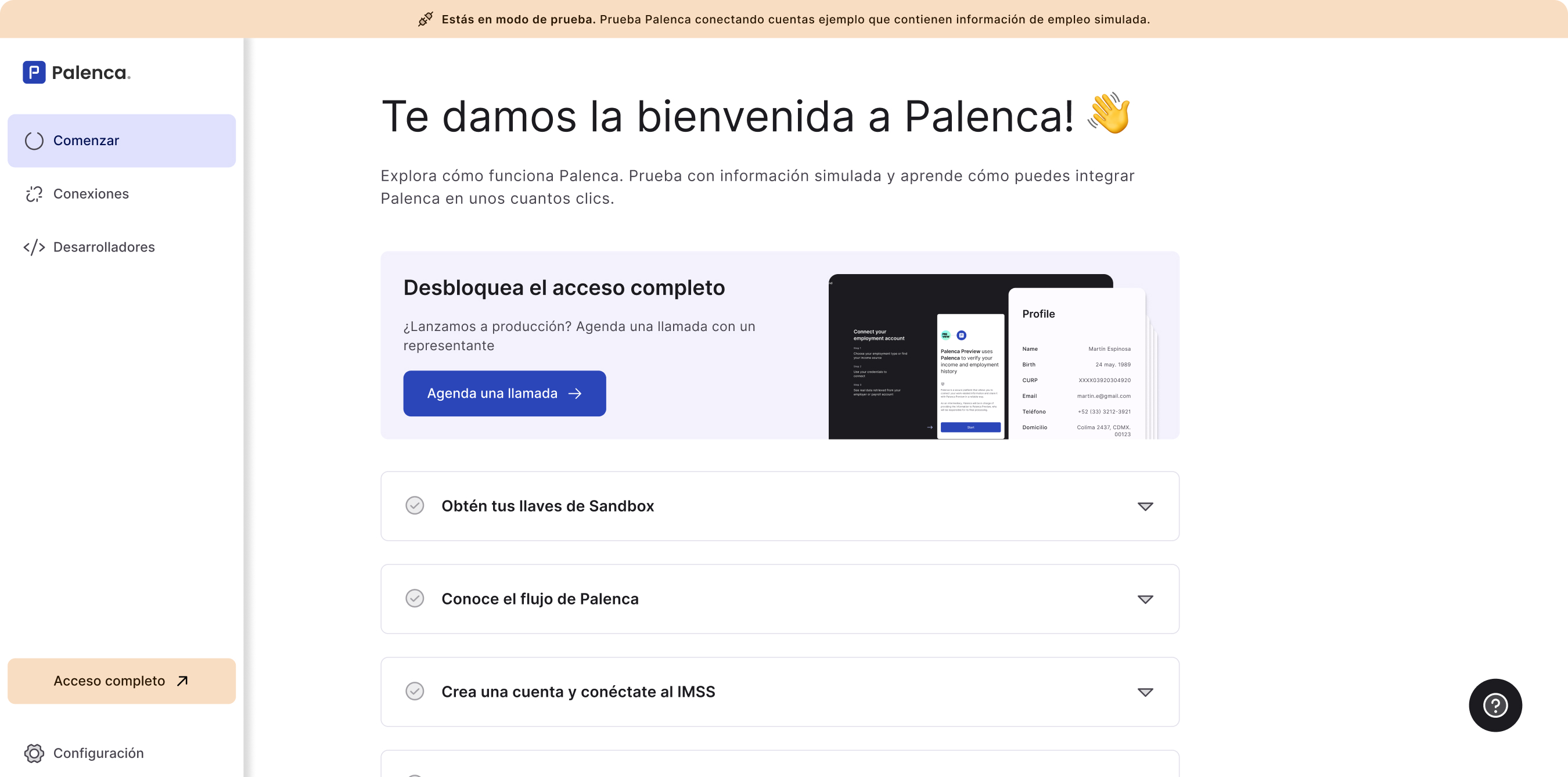 Income validation for Mexico — Palenca platform